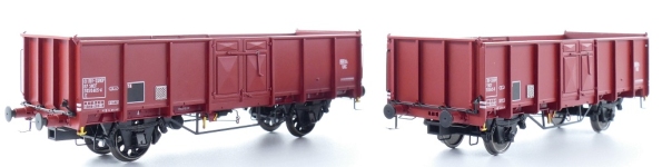 Exact-Train EX23953 - H0 - 2-tlg. Set Offene Güterwagen EUROP OCEM Lager, SNCF, Ep. IV